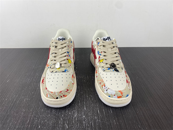 A Bathing Ape Bape Sta Paint Beige