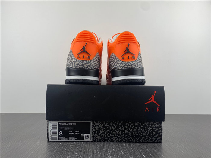 Air Jordan 3 Retro "Orange" CT8532-801