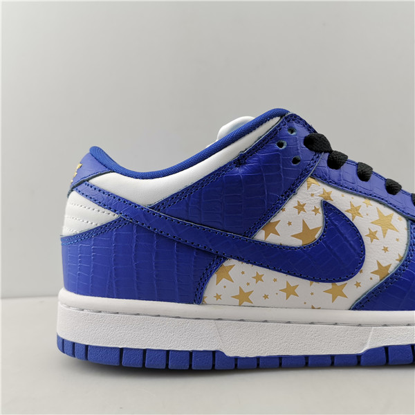 Sup*e x nike sb dunk low blue/white dh3228-10