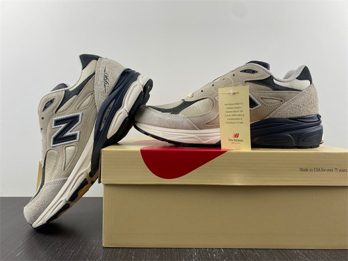 New Balance 990v3 MiUSA Teddy Santis Moonbeam  M990AD3