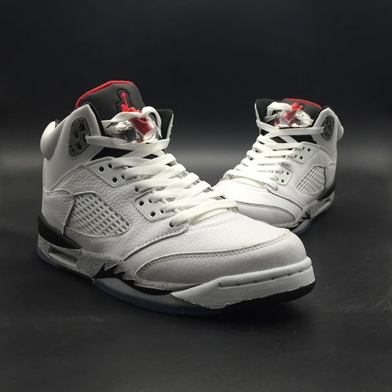 Air Jordan 5 White Cement DARK STUCCO CAMO