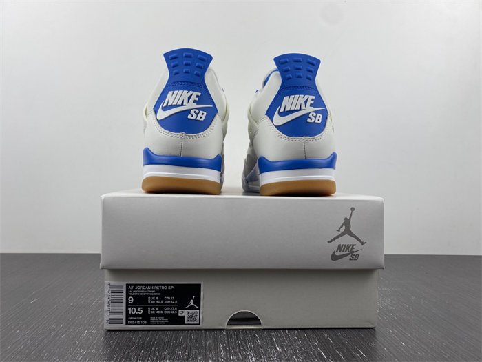 SB x Jordan 4 “Sapphire” DR5415-104