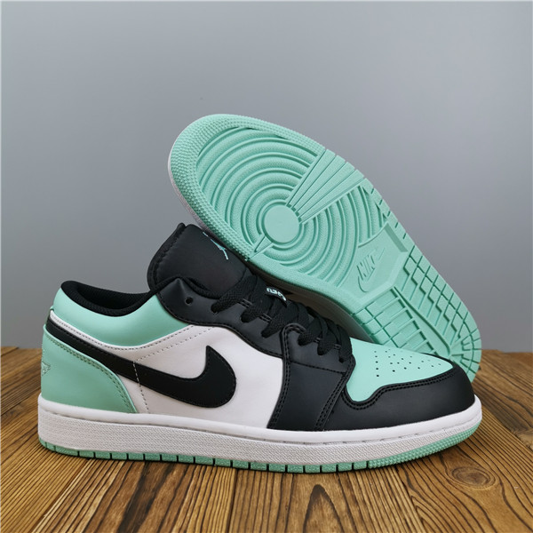 Air Jordan 1 Low Emerald Toe 553558-117