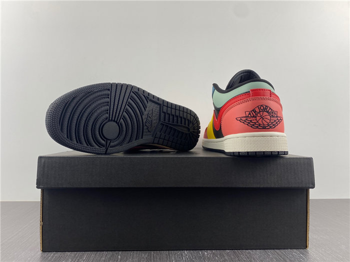 Air Jordan 1 Low SE Black Multi-Color DN3739-060