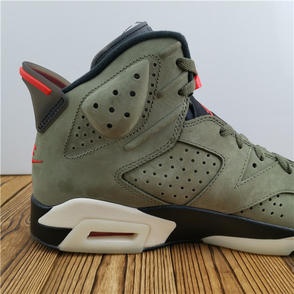 AIR JORDAN 6 TRAVIS SCOTT MEDIUM OLIVE CN1084-200