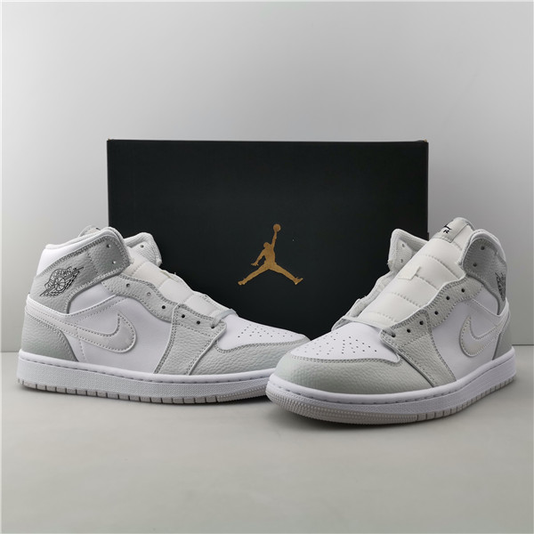 AIR JORDAN 1 MID ''SWOOSH LOGO - GREY CAMO'' DC9035-100