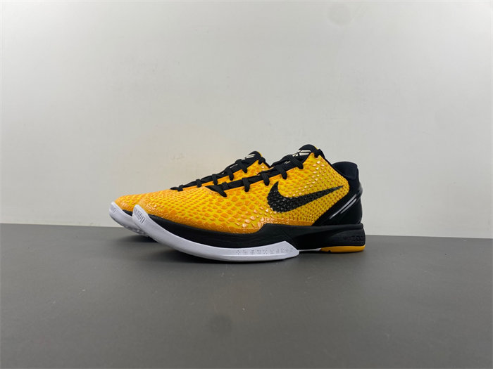 NIKE KOBE 6 PROTRO “LIGHTBULB” BLACK YELLOW  429659-700