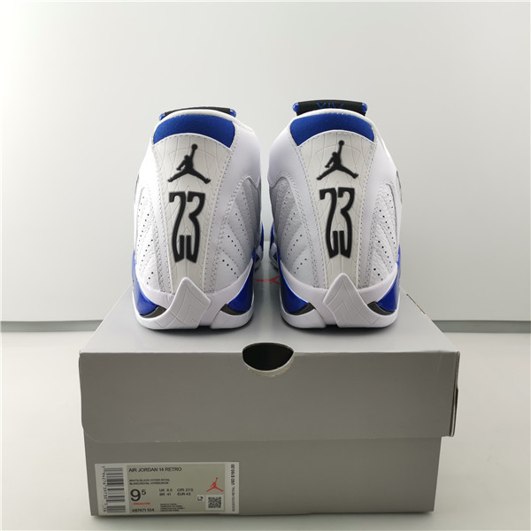 Jordan 14 Retro White Hyper Royal 487471-104