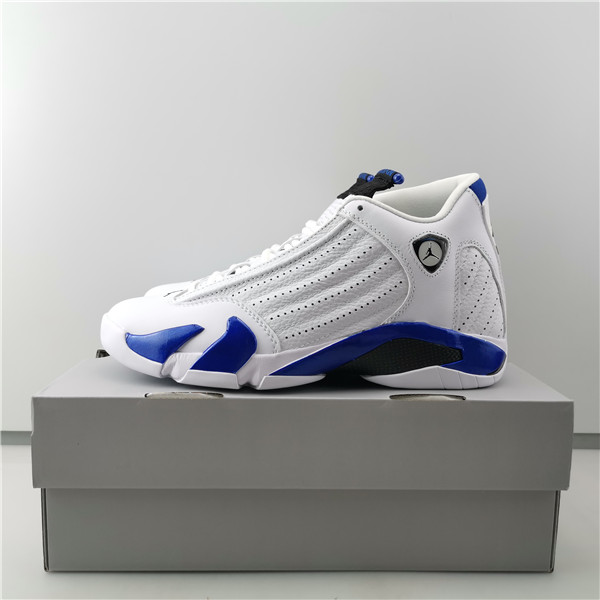 Jordan 14 Retro White Hyper Royal 487471-104