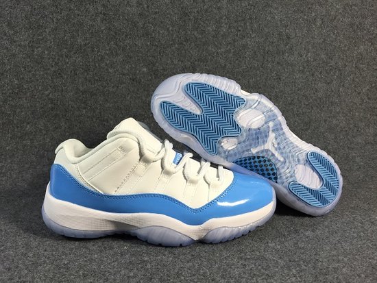 Air Jordan 11 Retro Low ''University Blue'' Blanc