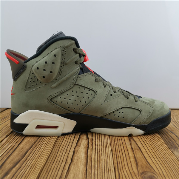 AIR JORDAN 6 TRAVIS SCOTT MEDIUM OLIVE CN1084-200