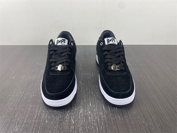 A Bathing Ape Bape Sta Black Suede