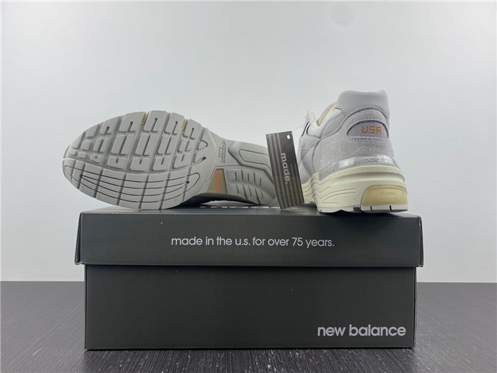 New Balance 992 White Silver M992MD