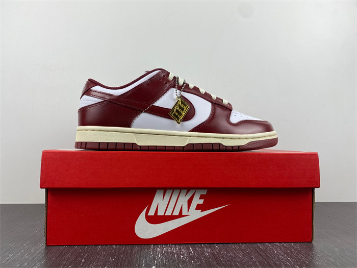 Nike Dunk Low PRM “Team Red” FJ4555-100