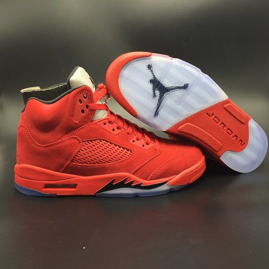 Air Jordan 5 Red Suede ''Raging Bull'' 2017