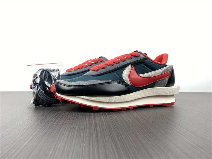 Nike LD Waffle sacai Undercover Midnight Spruce University Red DJ4877-300