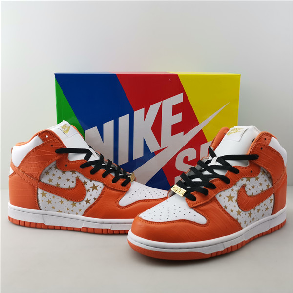 nike sb dunk high Sup*e orange 307385-181