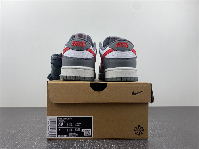 Nike Dunk Low Next Nature Smoke Grey Light Crimson  FB8038-001