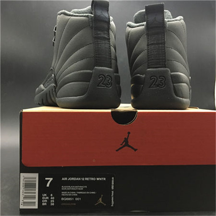 Jordan 12 Retro Winter Black BQ6851-001