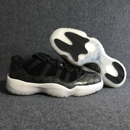 Air Jordan 11 Retro Low Black Silver “Barons”