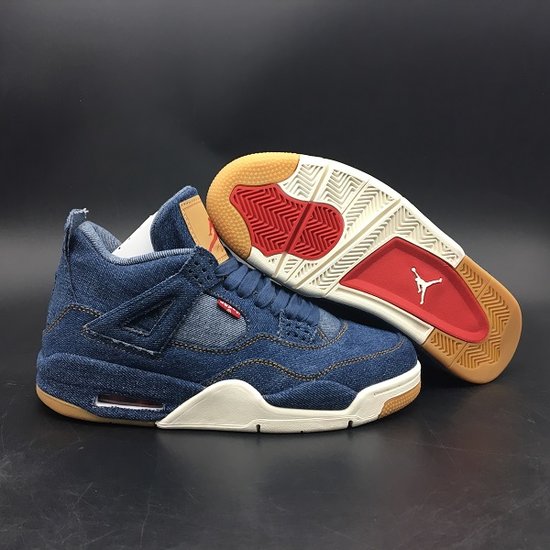 Air Jordan 4 Retro Levi''s (Correct Laces )