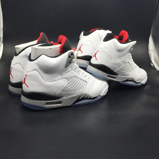 Air Jordan 5 White Cement DARK STUCCO CAMO