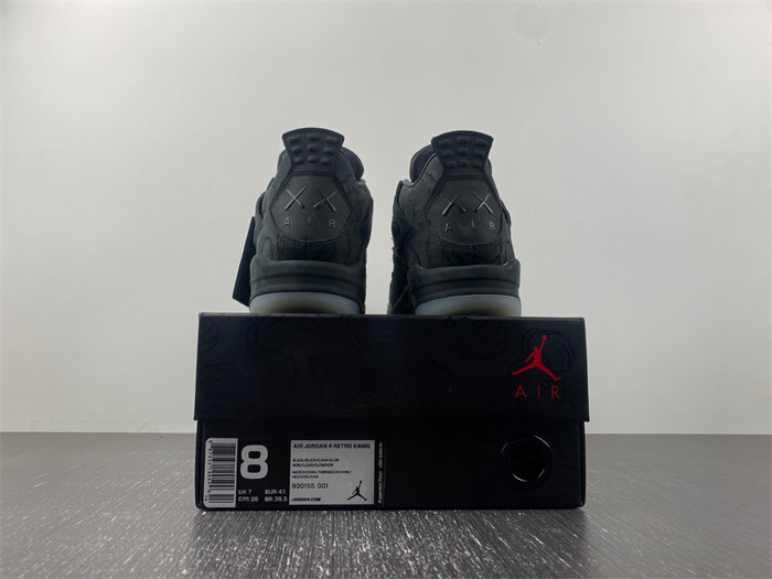 Jordan 4 Retro Kaws Black 930155-001