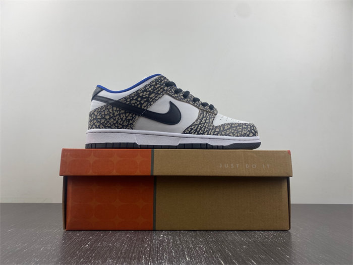 nike sb dunk low Sup*e white cement 304292-001