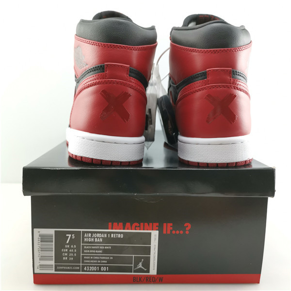 AIR JORDAN 1 RETRO HIGH BAN “BANNED” 2011  432001-001