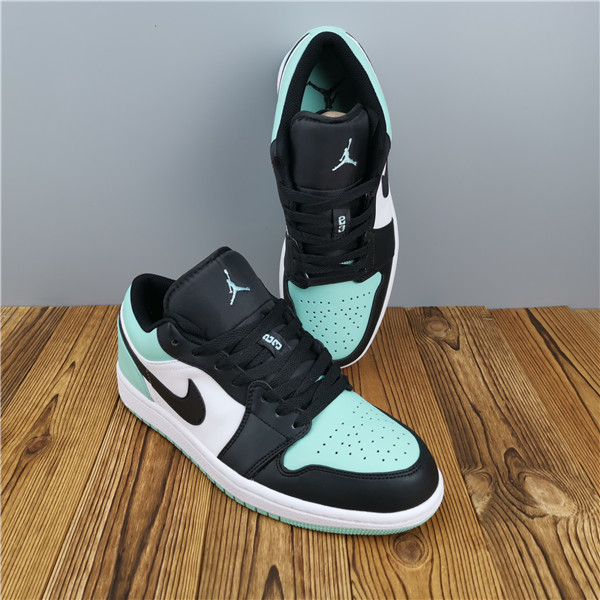 Air Jordan 1 Low Emerald Toe 553558-117