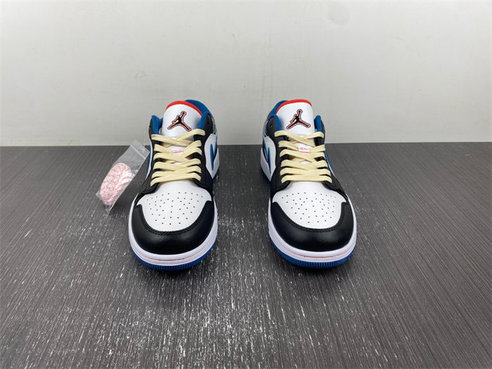 Jordan 1 Generation Air Jordan 1 Low SE White Black Dark Blue  FV3622-141