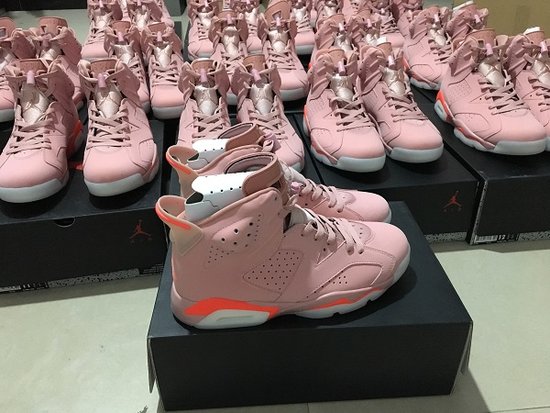 Air Jordan 6 Retro PREM Pink 384664-031