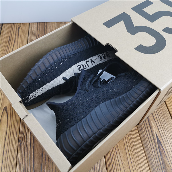 Ad*s yeezy boost 350 v2 core black white by1604