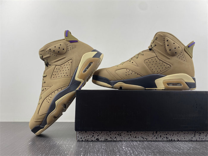 Air Jordan 6 WMNS Gore-Tex Brown Kelp FD1643-300