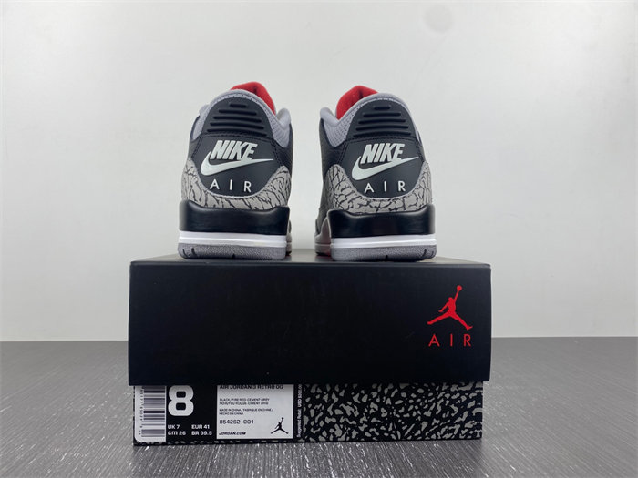 Jordan 3 Retro Black Cement 854262-001