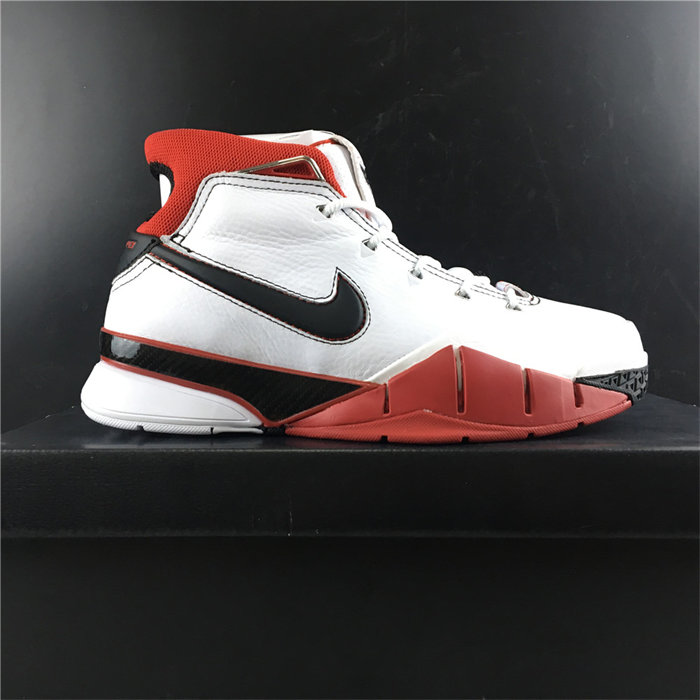 Nike Kobe 1 Protro White Black Red AQ2728-102