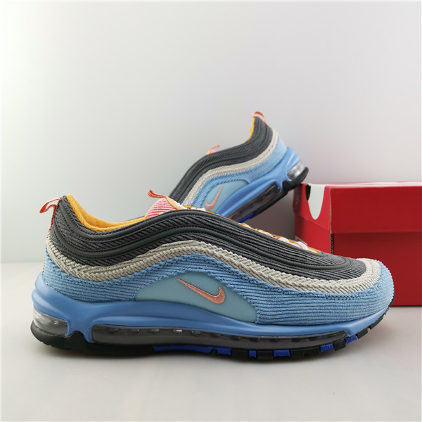 NIKE AIR MAX 97 “CORDUROY PACK” BLUE/ GRAY CQ7512-046