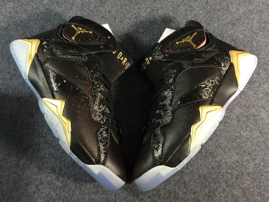 Air Jordan 7 Retro DB Black Gold