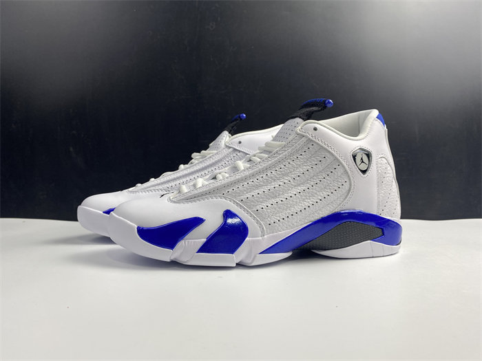 Jordan 14 Retro White Hyper Royal 487471-104