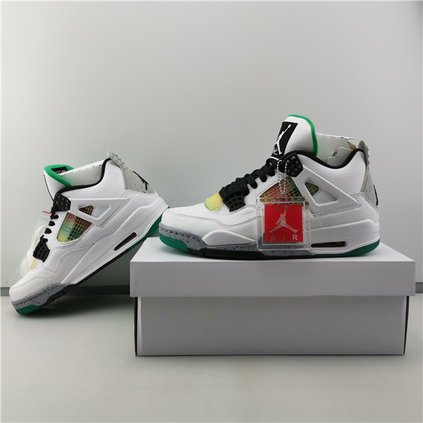 Jordan 4 Retro Lucid Green Rasta AQ9129-100