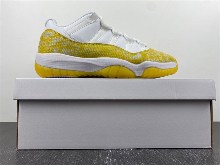 Air Jordan 11 Low WMNS “Yellow Snakeskin” AH7860-107