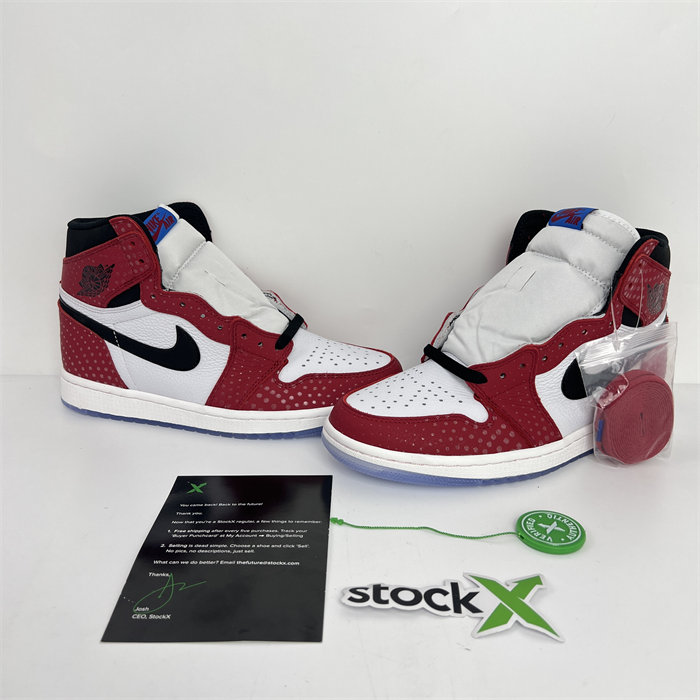 Jordan 1 Retro High Spider-Man Origin Story 555088-602