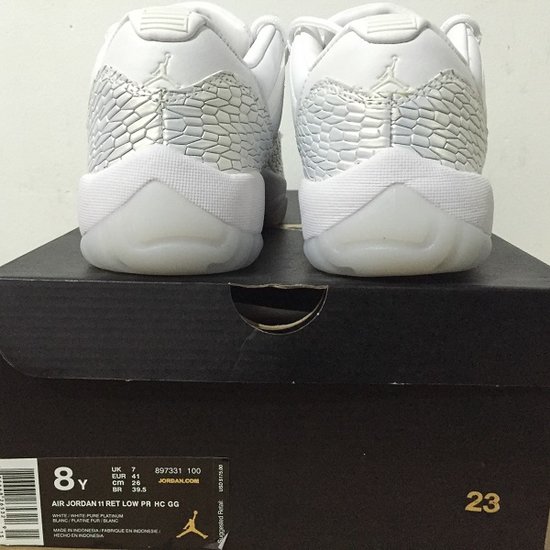 Air Jordan 11 RET Low PR HC GG Pure White