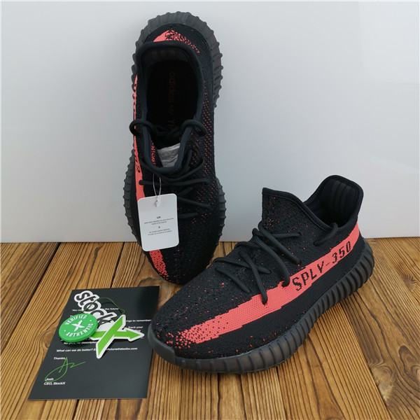 Ad*s yeezy boost 350 v2 core black red by9612