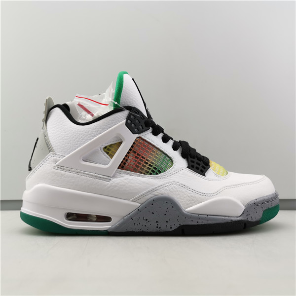 Jordan 4 Retro Lucid Green Rasta AQ9129-100