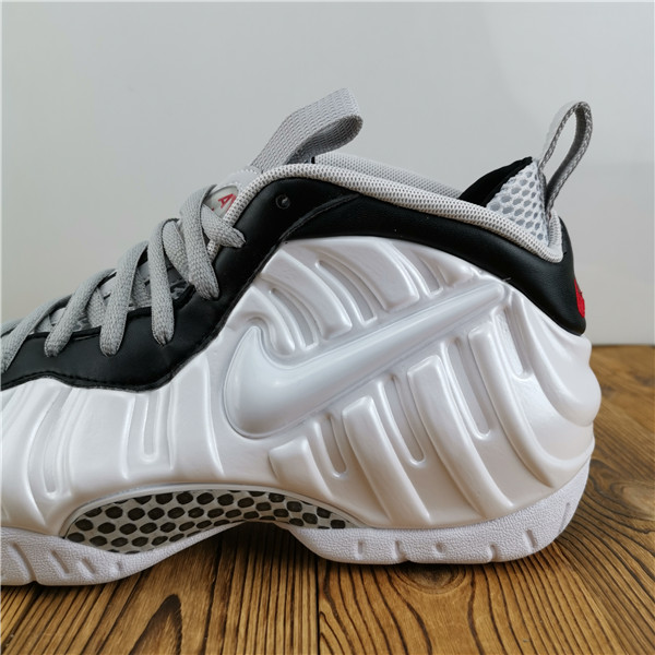 NIKE AIR FOAMPOSITE PRO WHITE BLACK UNIVERSITY RED 624041-103