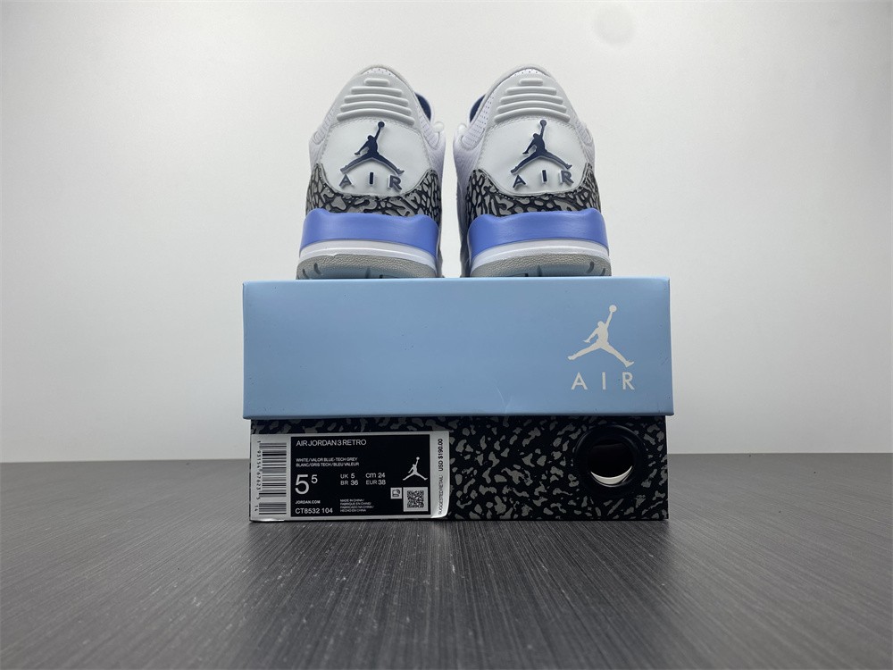 Air Jordan3 AJ3 UNC CT8532-104