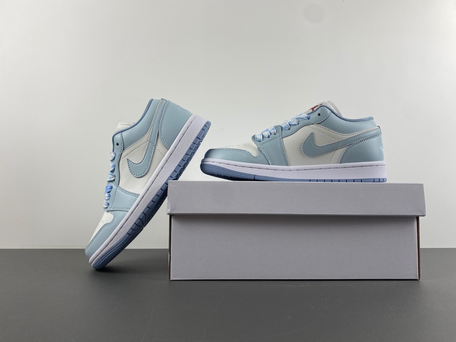 Air Jordan 1 Low White Jade Colorful Ribbon DC0774-164