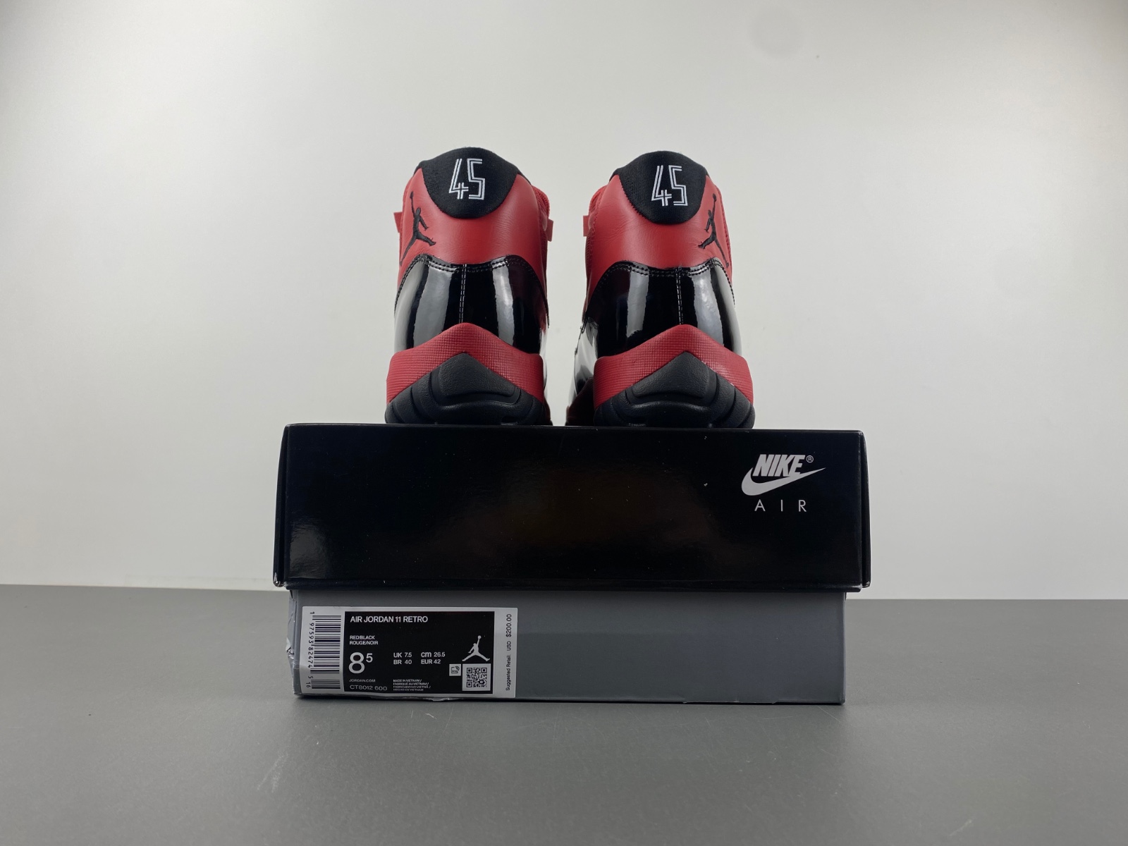 Air Jordan 11 red black CT8012-600