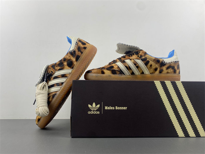 WALES BONNER X SAMBA PONY 'LEOPARD'   IE0578
